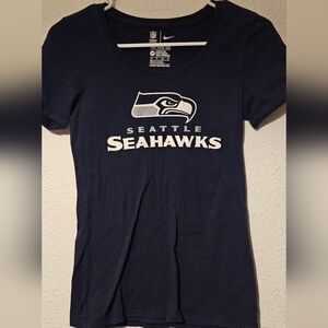 Nike Navy Seattle Seahawks Tee